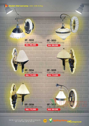 CATALOGUE ĐÈN TRANG TRÍ LIGHTING&HOME 2022 (P1)