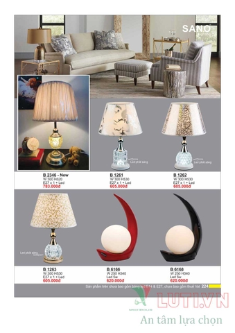 CATALOGUE BẢNG GIÁ ĐÈN LED TRANG TRÍ SANO 2021 (PHẦN 1)