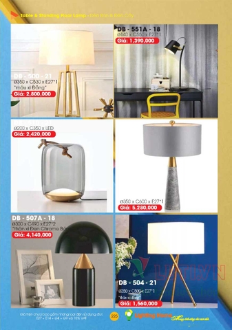 CATALOGUE ĐÈN TRANG TRÍ LIGHTING&HOME 2022 (P1)