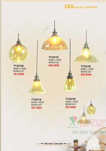 CATALOGUE BẢNG GIÁ ĐÈN LED TRANG TRÍ 355 NĂM 2021