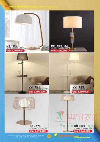 CATALOGUE ĐÈN TRANG TRÍ LIGHTING&HOME 2022 (P1)