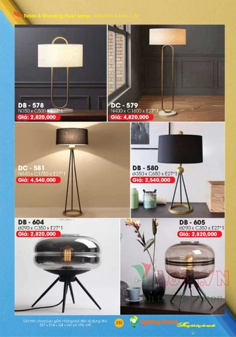 CATALOGUE ĐÈN TRANG TRÍ LIGHTING&HOME 2022 (P1)