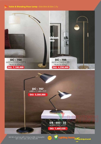 CATALOGUE ĐÈN TRANG TRÍ LIGHTING&HOME 2022 (P1)