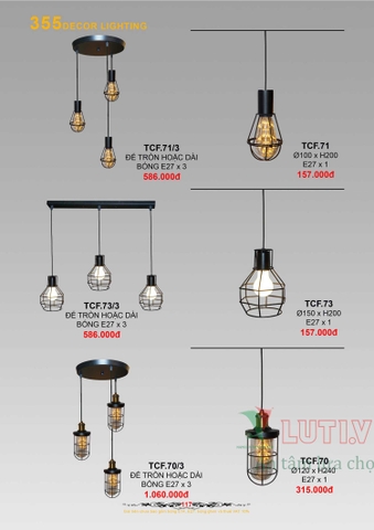 CATALOGUE BẢNG GIÁ ĐÈN LED TRANG TRÍ 355 NĂM 2021