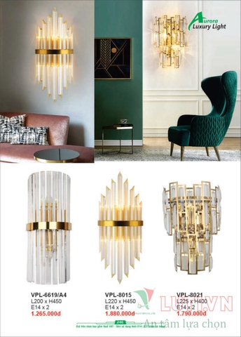 CATALOGUE BẢNG GIÁ ĐÈN LED TRANG TRÍ AURORA 2022