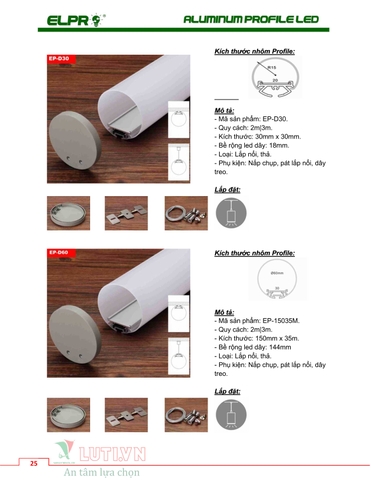 CATALOGUE ALUMINUM PROFILE LED