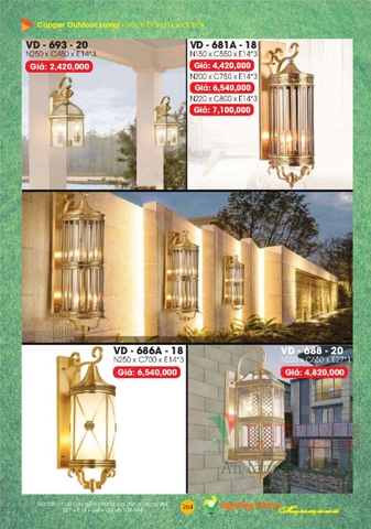 CATALOGUE ĐÈN TRANG TRÍ LIGHTING&HOME 2022 (P2)