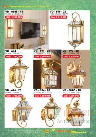 CATALOGUE ĐÈN TRANG TRÍ LIGHTING&HOME 2022 (P2)