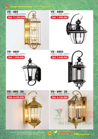 CATALOGUE ĐÈN TRANG TRÍ LIGHTING&HOME 2022 (P2)