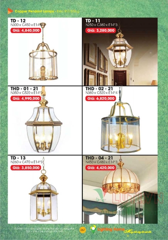 CATALOGUE ĐÈN TRANG TRÍ LIGHTING&HOME 2022 (P2)