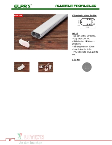 CATALOGUE ALUMINUM PROFILE LED