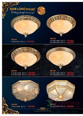 CATALOGUE BẢNG GIÁ ĐÈN LED TRANG TRÍ NAM LONG 2021 (PHẦN 2)