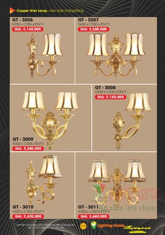 CATALOGUE ĐÈN TRANG TRÍ LIGHTING&HOME 2022 (P2)