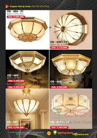 CATALOGUE ĐÈN TRANG TRÍ LIGHTING&HOME 2022 (P2)