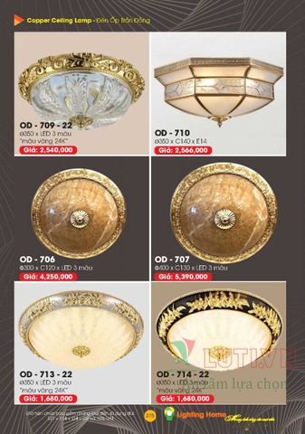 CATALOGUE ĐÈN TRANG TRÍ LIGHTING&HOME 2022 (P2)