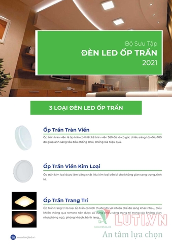 CATALOGUE BẢNG GIÁ ĐÈN LED KINGLED NĂM 2021