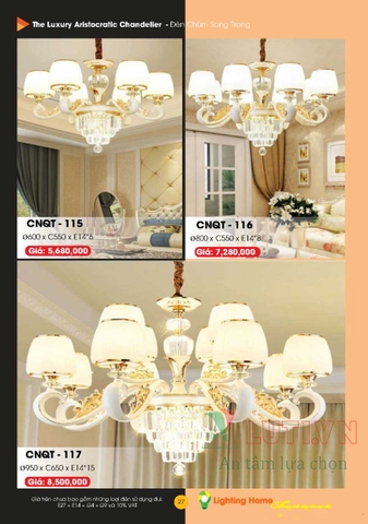 CATALOGUE ĐÈN TRANG TRÍ LIGHTING&HOME 2022 (P1)