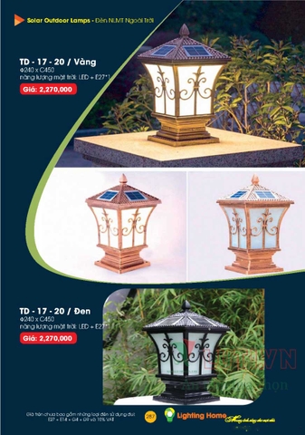 CATALOGUE ĐÈN TRANG TRÍ LIGHTING&HOME 2022 (P2)