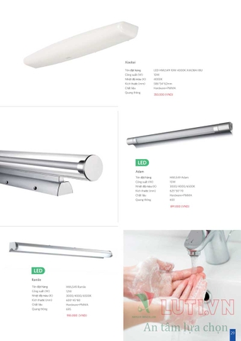 CATALOGUE BẢNG GIÁ ĐÈN LED OPPO NĂM 2021