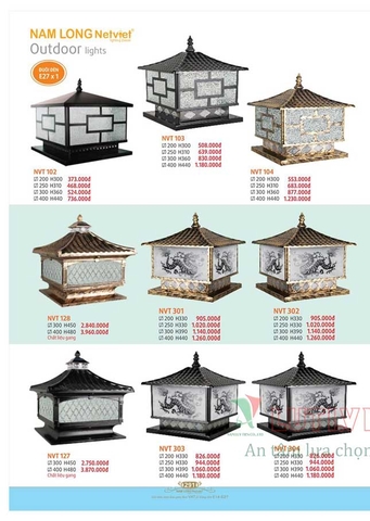 CATALOGUE BẢNG GIÁ ĐÈN LED TRANG TRÍ NAM LONG 2021 (PHẦN 2)