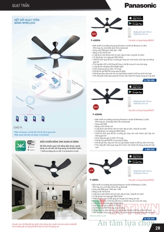 CATALOGUE THIẾT BỊ ĐIỆN PANASONIC 2021 (THÁNG 10)