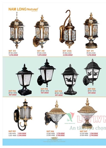 CATALOGUE BẢNG GIÁ ĐÈN LED TRANG TRÍ NAM LONG 2021 (PHẦN 2)