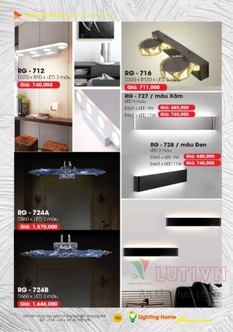 CATALOGUE ĐÈN TRANG TRÍ LIGHTING&HOME 2022 (P2)