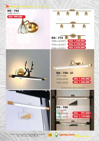 CATALOGUE ĐÈN TRANG TRÍ LIGHTING&HOME 2022 (P2)