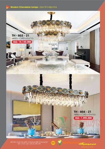 CATALOGUE ĐÈN TRANG TRÍ LIGHTING&HOME 2022 (P2)