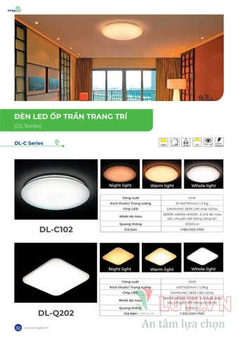CATALOGUE BẢNG GIÁ ĐÈN LED KINGLED NĂM 2021