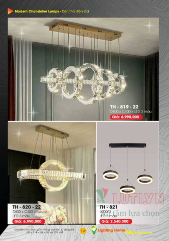 CATALOGUE ĐÈN TRANG TRÍ LIGHTING&HOME 2022 (P2)