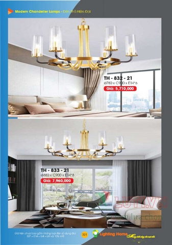 CATALOGUE ĐÈN TRANG TRÍ LIGHTING&HOME 2022 (P2)