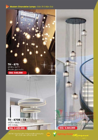 CATALOGUE ĐÈN TRANG TRÍ LIGHTING&HOME 2022 (P2)