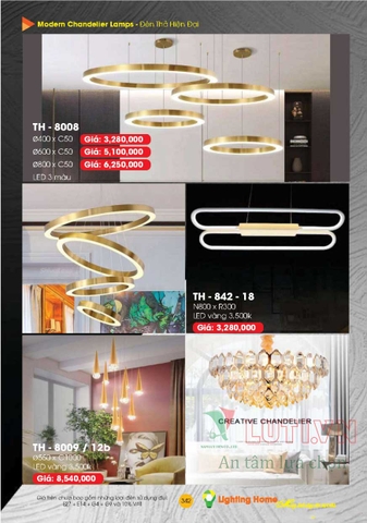 CATALOGUE ĐÈN TRANG TRÍ LIGHTING&HOME 2022 (P2)