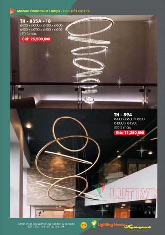 CATALOGUE ĐÈN TRANG TRÍ LIGHTING&HOME 2022 (P2)