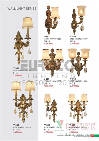 CATALOGUE ĐÈN TRANG TRÍ EUROTO 2022 (P2)