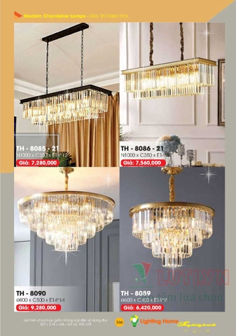 CATALOGUE ĐÈN TRANG TRÍ LIGHTING&HOME 2022 (P2)
