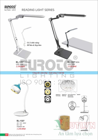 CATALOGUE ĐÈN TRANG TRÍ EUROTO 2022 (P2)