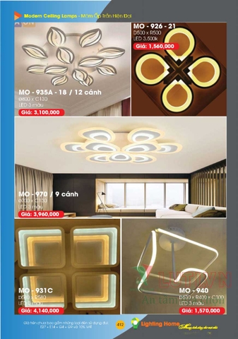 CATALOGUE ĐÈN TRANG TRÍ LIGHTING&HOME 2022 (P2)
