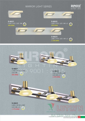 CATALOGUE ĐÈN TRANG TRÍ EUROTO 2022 (P2)