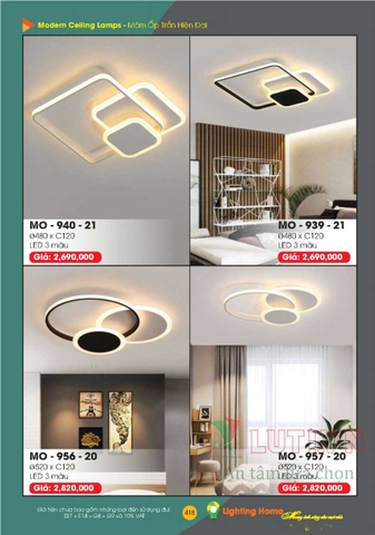 CATALOGUE ĐÈN TRANG TRÍ LIGHTING&HOME 2022 (P2)