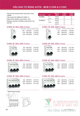 CATALOGUE BẢNG GIÁ THIẾT BỊ ĐIỆN SCHNEIDER NĂM 2021