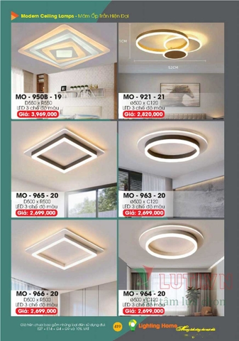 CATALOGUE ĐÈN TRANG TRÍ LIGHTING&HOME 2022 (P2)