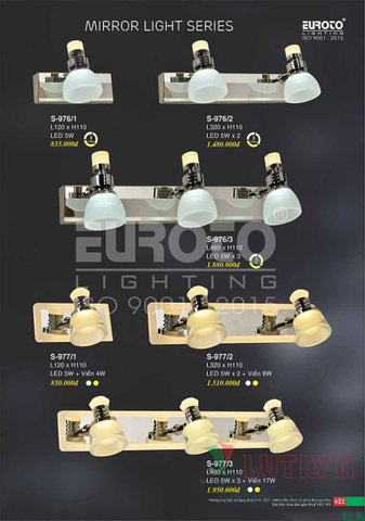 CATALOGUE ĐÈN TRANG TRÍ EUROTO 2022 (P2)