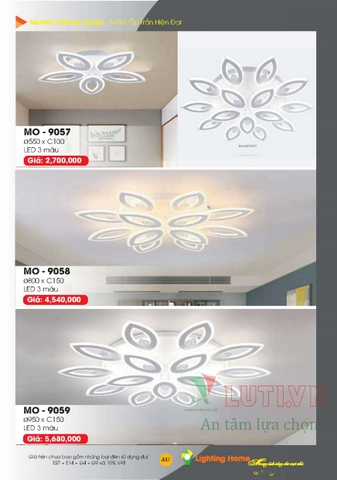 CATALOGUE ĐÈN TRANG TRÍ LIGHTING&HOME 2022 (P2)