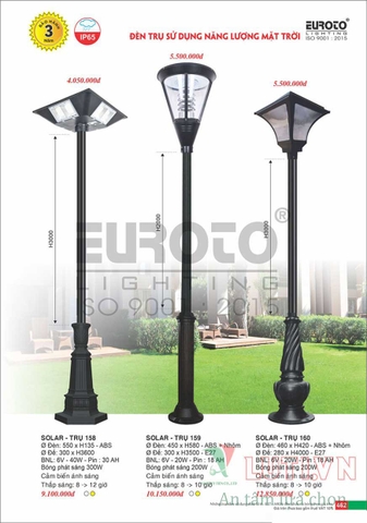 CATALOGUE ĐÈN TRANG TRÍ EUROTO 2022 (P2)