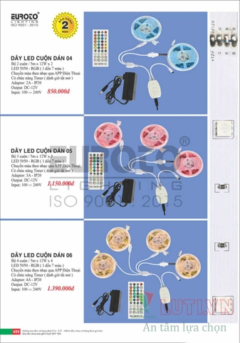 CATALOGUE ĐÈN TRANG TRÍ EUROTO 2022 (P2)