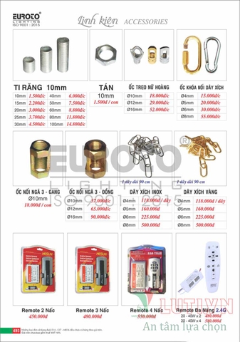 CATALOGUE ĐÈN TRANG TRÍ EUROTO 2022 (P2)