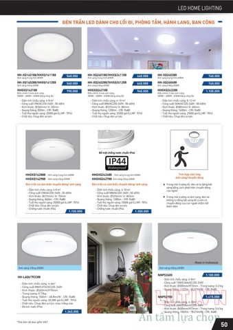 CATALOGUE THIẾT BỊ ĐIỆN PANASONIC 2021 (THÁNG 10)