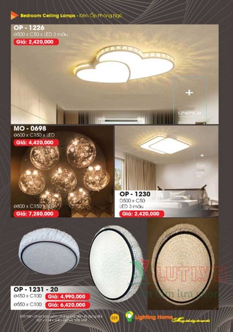 CATALOGUE ĐÈN TRANG TRÍ LIGHTING&HOME 2022 (P3)